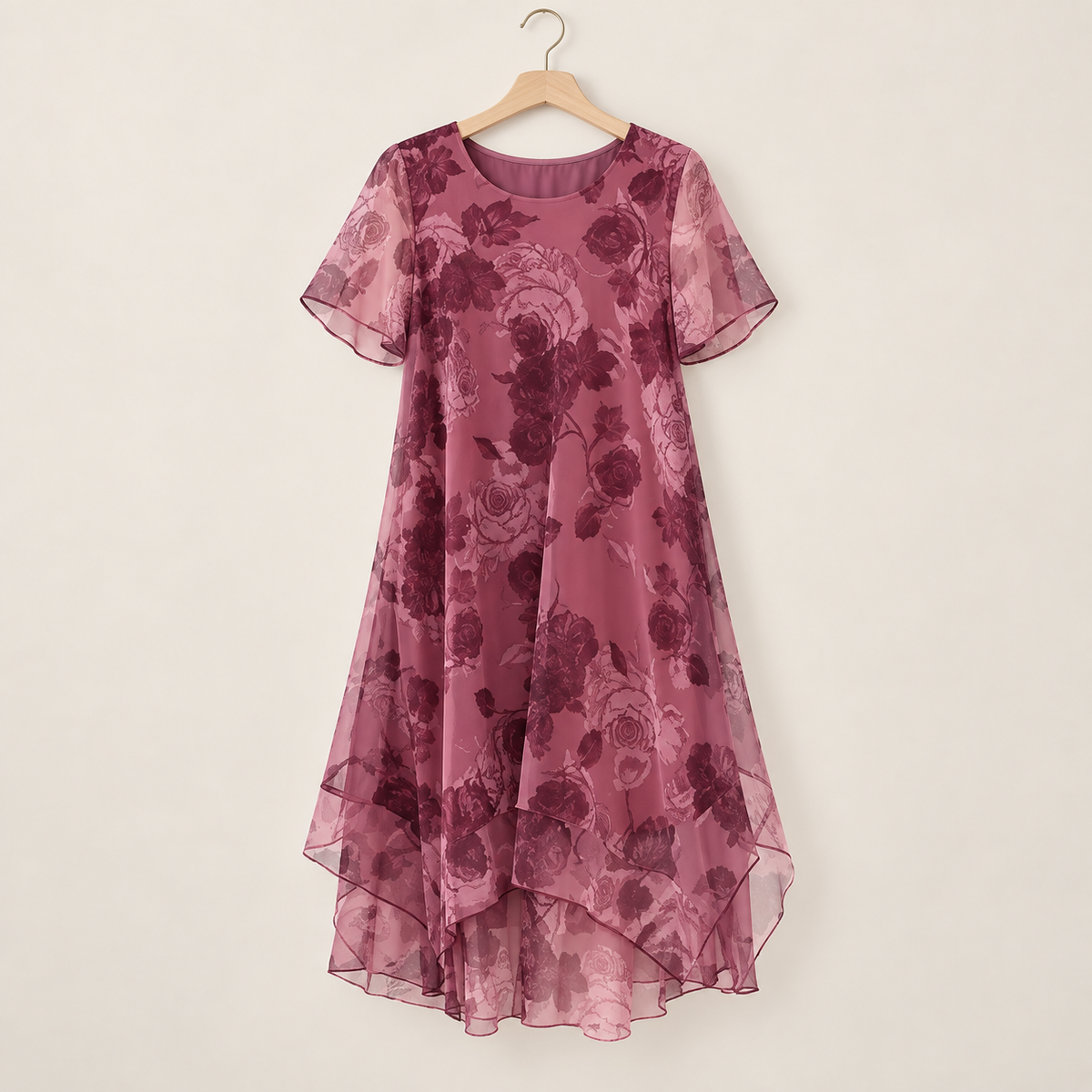 ÉLÉONORE™ | Abito Floreale in Chiffon